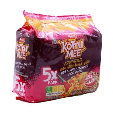 5 Packs Kottu Mee | Hot Spicy Instant Noodles | Sri Lankan Flavor (80g×5)
