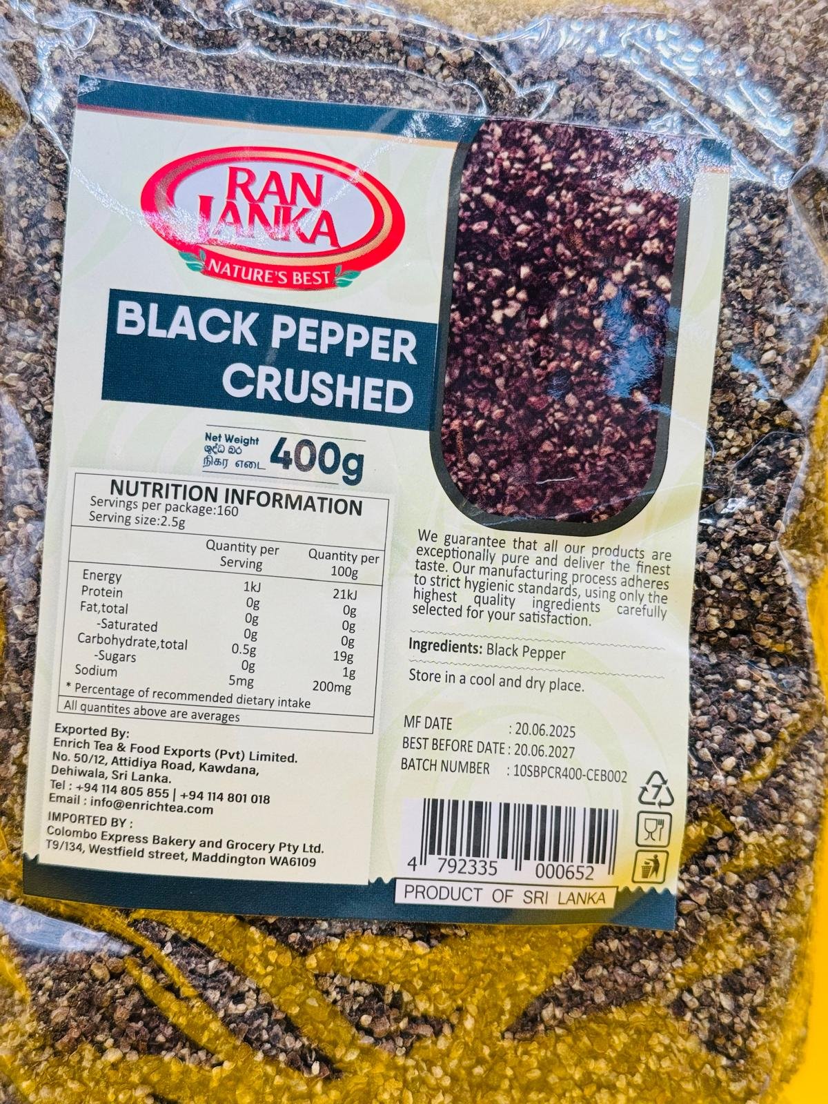 BLACK PEPPER CRUSHED